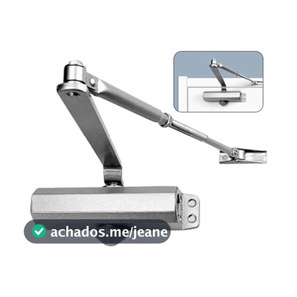 Mola Aérea Fechador Automático Para Portas Externas E Internas Aguenta Até 45Kg/60KG