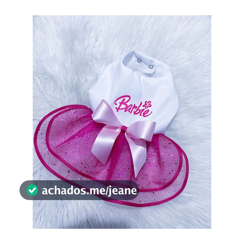 Vestido da Baby Pet - Gato ou Cachorro