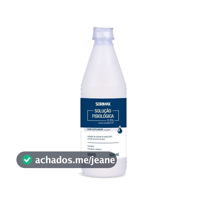 Soro Fisiologico Sorimax 0,9% 500ml