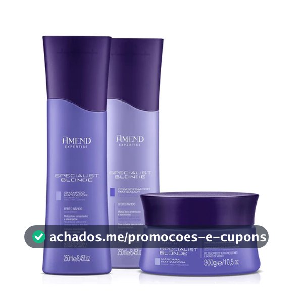 AMEND KIT EXPERTISE SPECIALIST BLONDE - 3 PRODUTOS