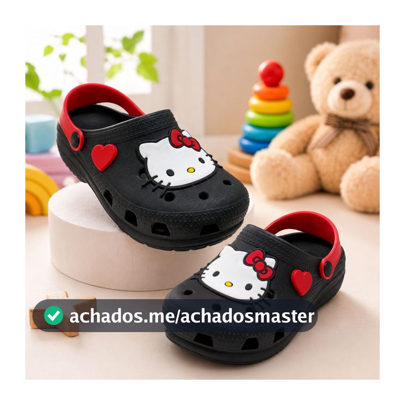 Sandália Menina Babuche Infantil Preta  Rosa Antiderrapante Vários Modelos Variedades Macia Moderna