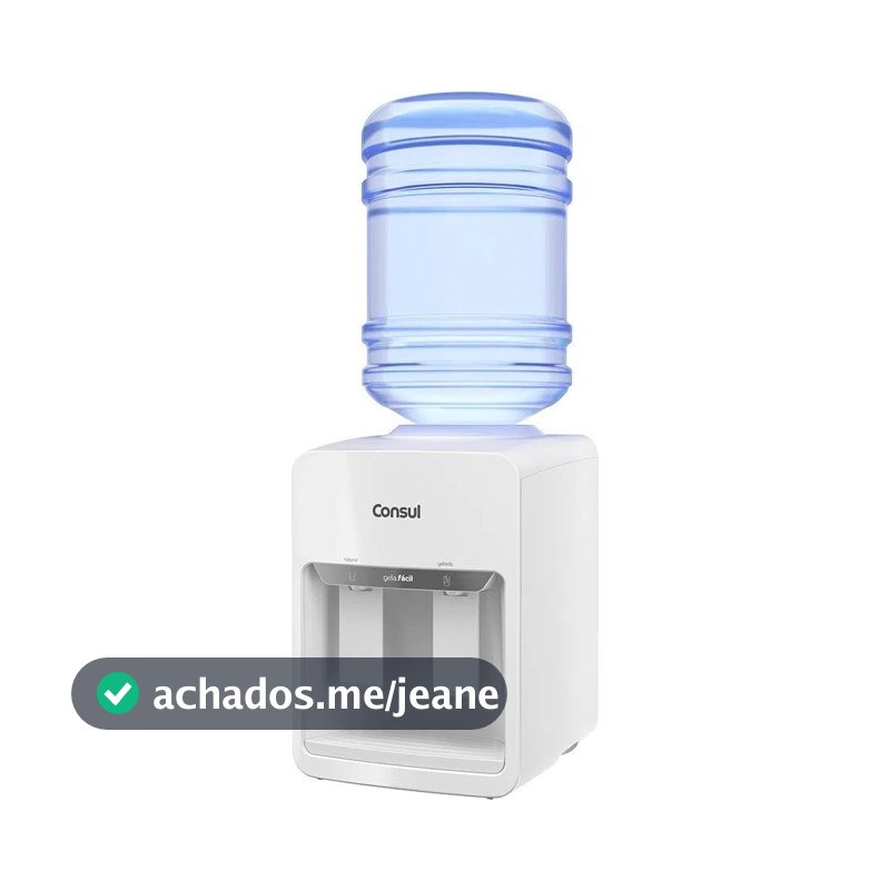Bebedouro de Água Gela Fácil Consul CJK40AB Branco Bivolt
