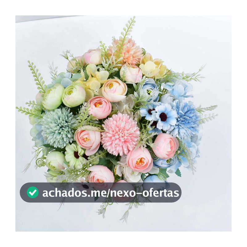 Bouquet De Flores Artificiais De Buquê De Rosas Com 28 Para Decoração De Casamento , Noiva , Arranjos