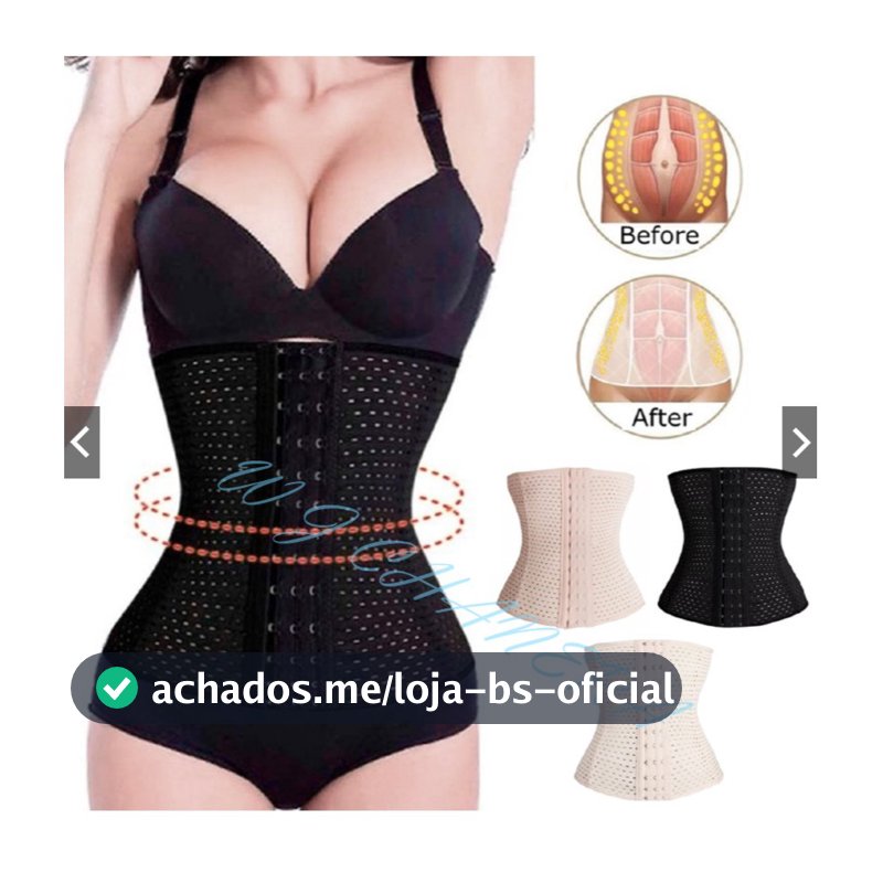 Cinta Elastique Feminina Modeladora Redutor Afina Cintura