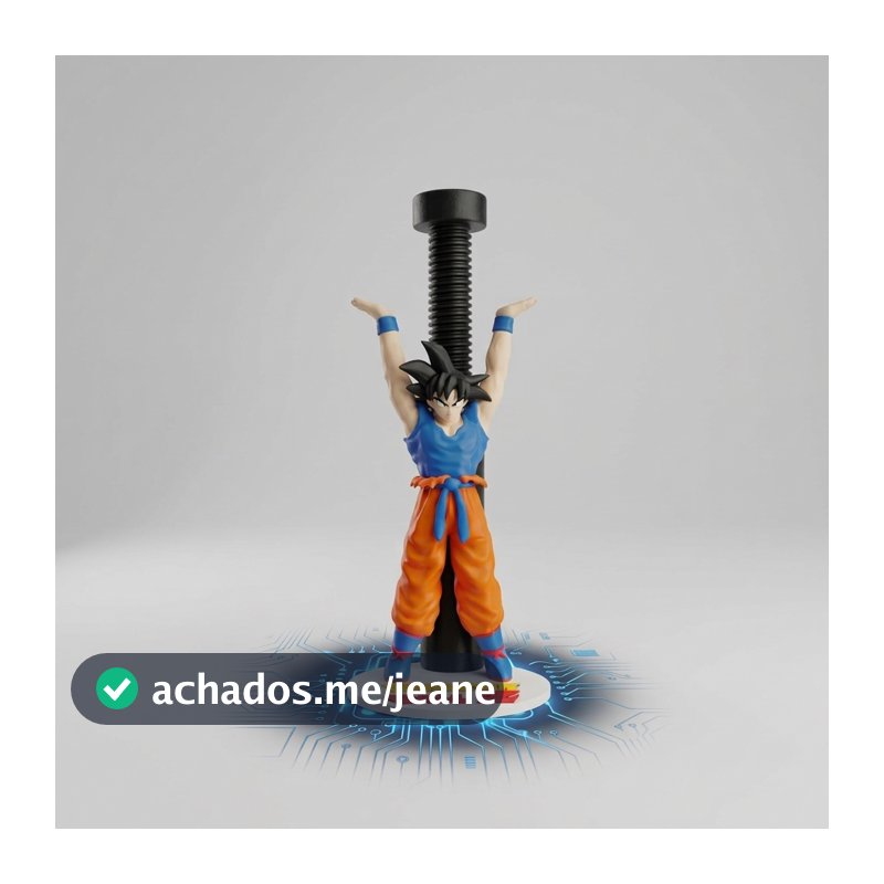 Suporte Para Placa De Vídeo GPU Goku Genki Dama Dragon Ball Z - Anti-Vergamento PC Gamer RTX RX