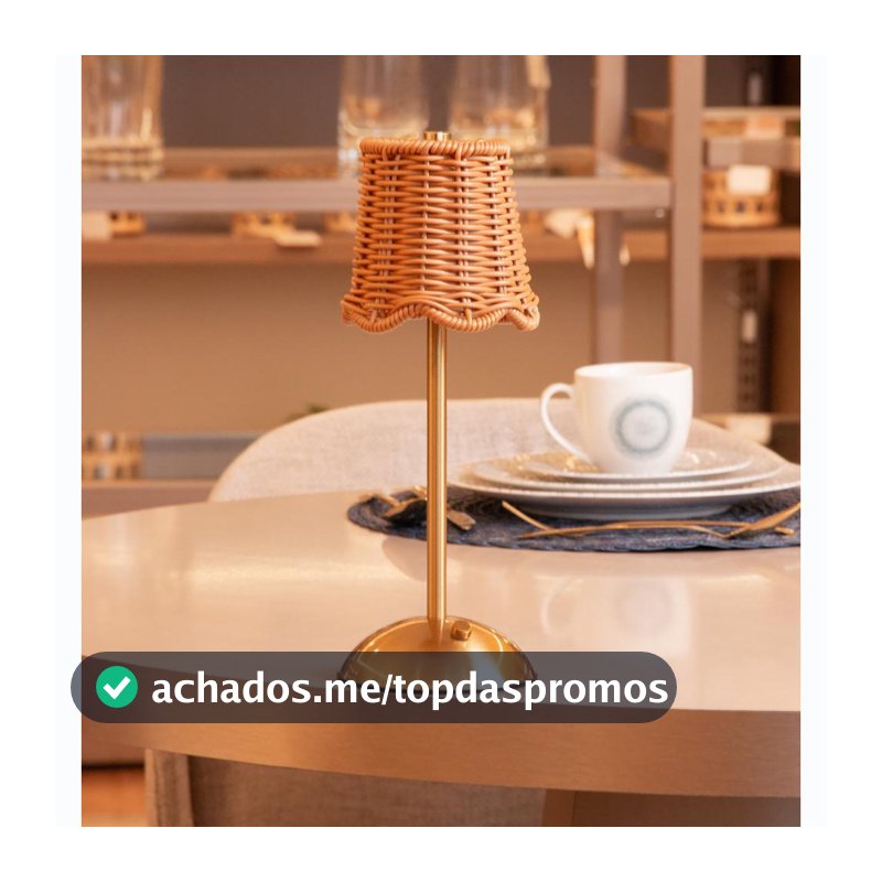 Luminária de Mesa Led 3 Tons Usb Lagoon Dourada Metal