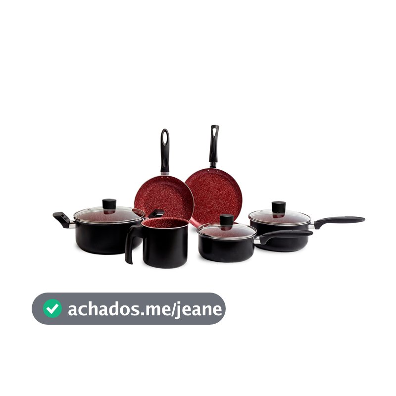 Jogo de Panelas Brinox Ceramic Life Easy - 6 Peças Antiaderente Cerâmico.