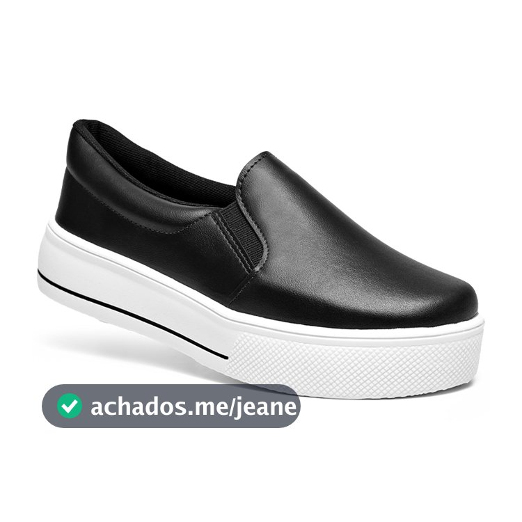 Tenis Feminino Lumiss Casual Slip On Sapatenis Confort Flatform Moda Macio