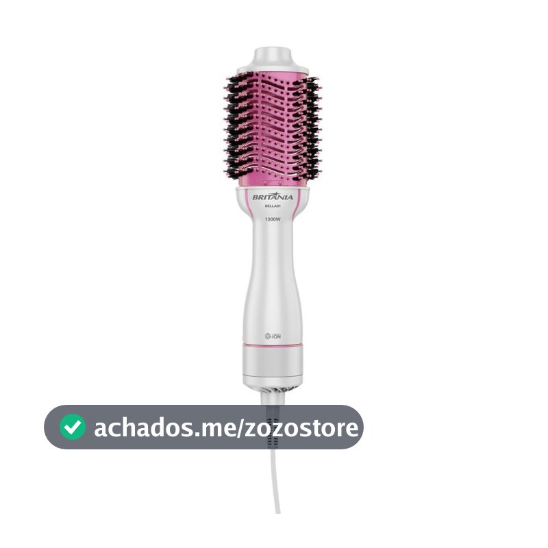Escova Secadora Britânia 4 em 1 Nanocerâmica 1300W BELLA01