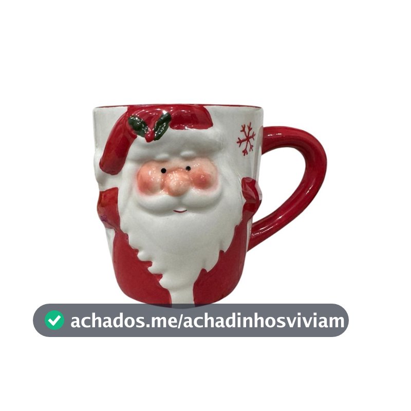 Caneca de Natal Papai Noel - 330ML