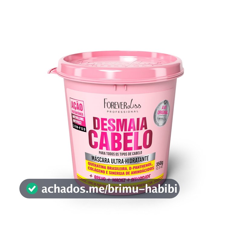 Máscara Ultra Hidratante Desmaia Cabelo 350G Forever Liss