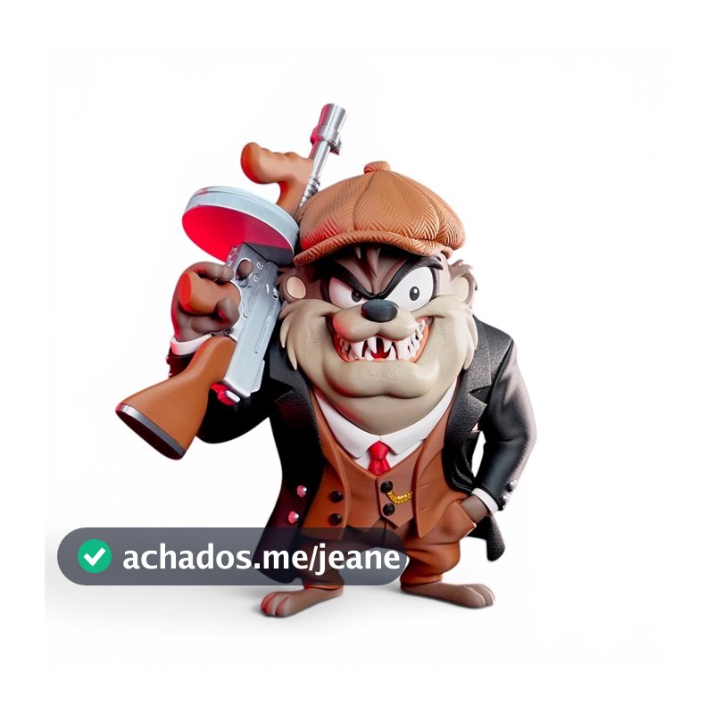 Taz Mania Peaky Blinders - Looney Tunes Action Figure Colecionável