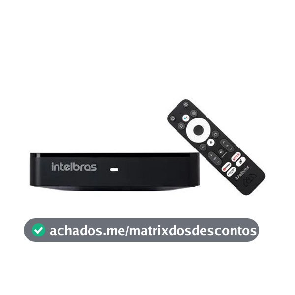 Smart Tv Box Intelbras Izy Play Stick Receptor Android 11 Full Hd 1Gb Ram 8Gb Hdmi