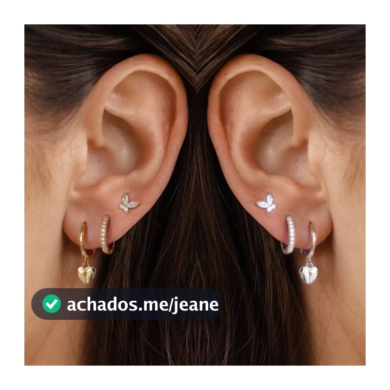 Brincos de luxo femininos: brincos de gota em forma de coração + brincos de zircônia + brincos de borboleta