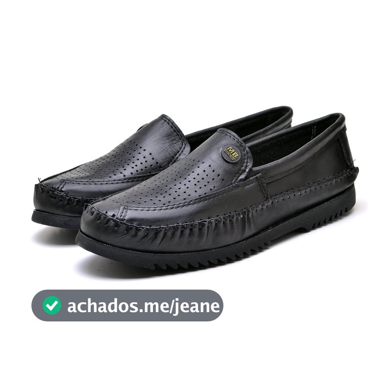 Sapato Masculino Mocassim Sapatilha Couro Legítimo