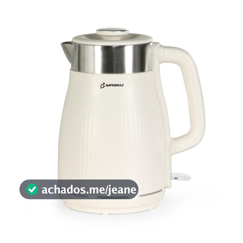 Chaleira Elétrica 1.8 Litros Impebraz Bege | YD-1833