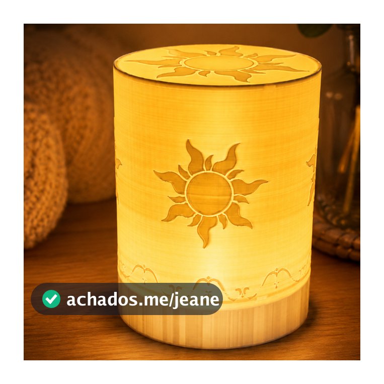 Luminária Rapunzel Enrolados com Vela LED – Lanterna Decorativa para Quarto Mesa Cabeceira