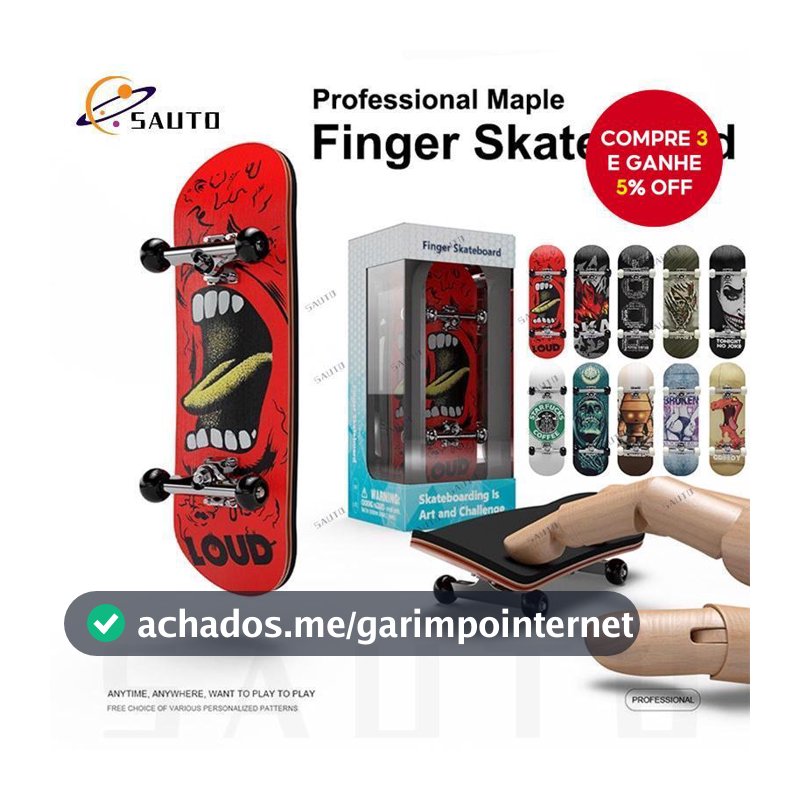 Mini Skate De Dedo-Brinquedo Portátil De Mesa De Escritório Para Alívio Do Estresse , Inquietação , Legal De 2025 , Trei