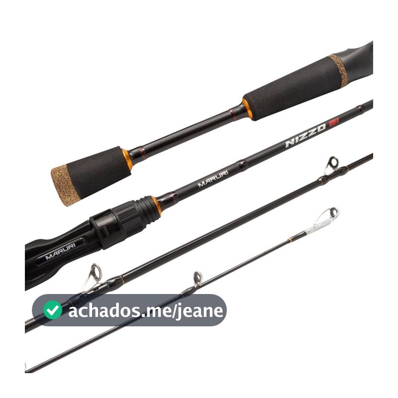 Vara De Pesca Para Carretilha Nizzo C562 1,68m 2 Partes - Maruri
