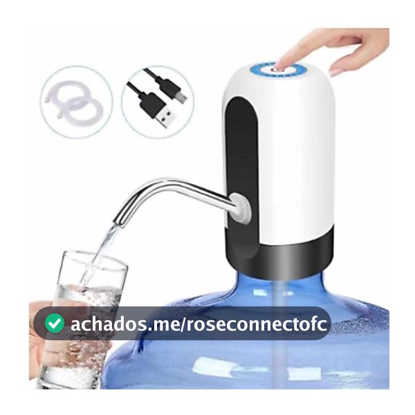 20L Bomba Elétrica De Galão Recarregável Universal Bebedouro Com Carregamento USB Para Galão Garrafão De Água