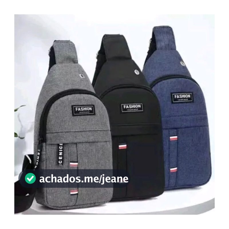 Bolsa Mochila De Peito Tiracolo Pochete Bolsa Impermeável Transversal Masculina