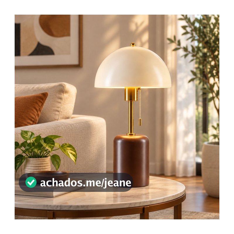 Candeeiro De Mesa Moderno Retro Regulável Lâmpada Base Marrom Fora Branco 3 Cores Abajur Difuso Para O Quarto Sala Estar