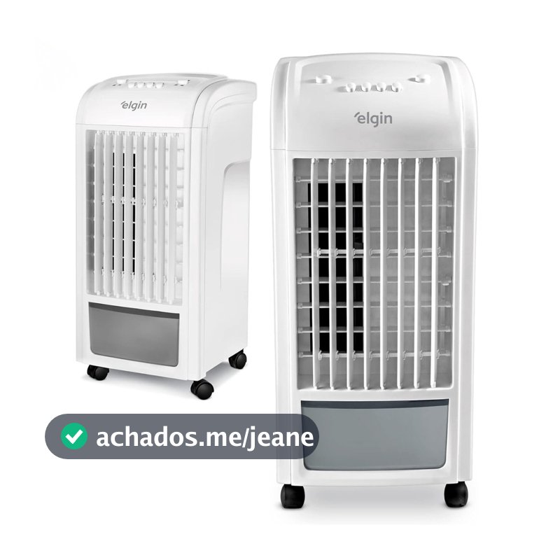 Climatizador Smart 4 em 1 Resfria Ventila Umidifica e Purifica o Ar 3,5L Elgin