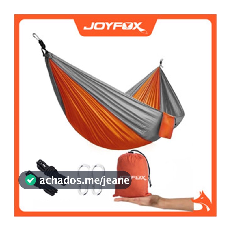 Rede De Dormir Casal 300kg Lazer Camping Selva Nylon 210t Rede Descanso JOYFOX