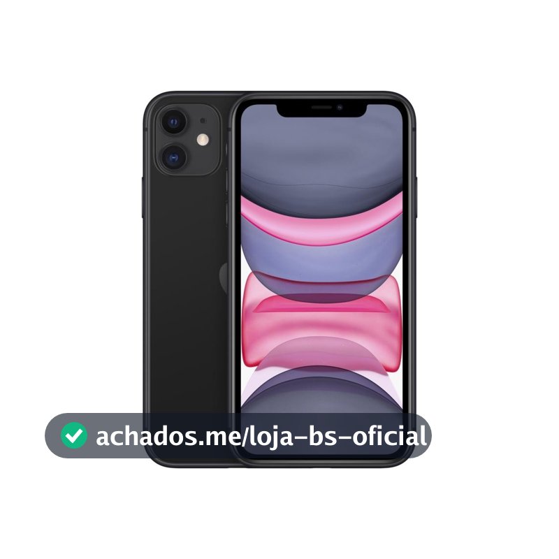 Usado: iPhone 11 64GB Preto Bom - bateria 70% - Trocafy - Apple
