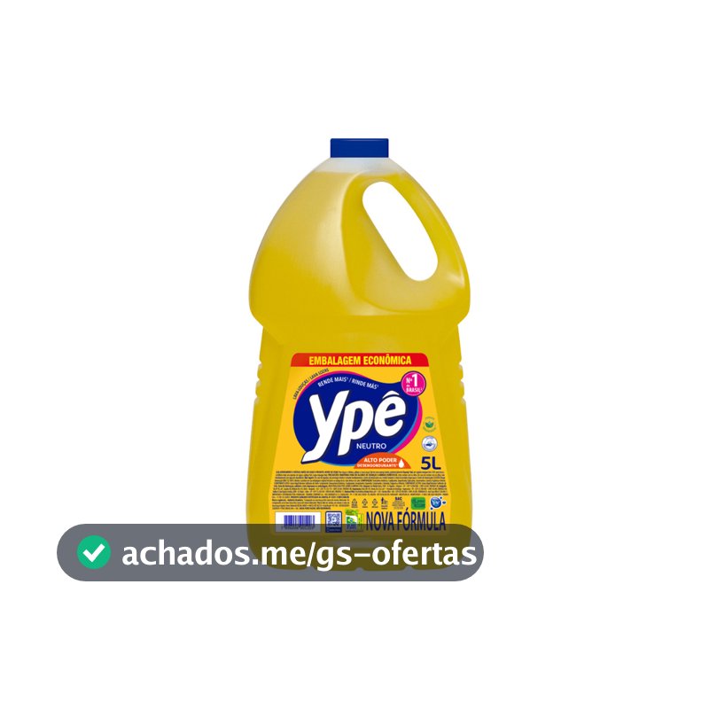 Detergente Líquido Neutro Ypê - 5L