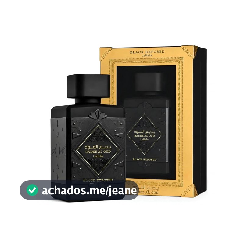 LATTAFA BADEE AL OUD BLACK EXPOSED EAU DE PARFUM 100ML – UNISSEX