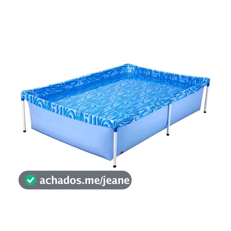 Piscina Retangular Pequena Mor 1000 Litros - Portátil