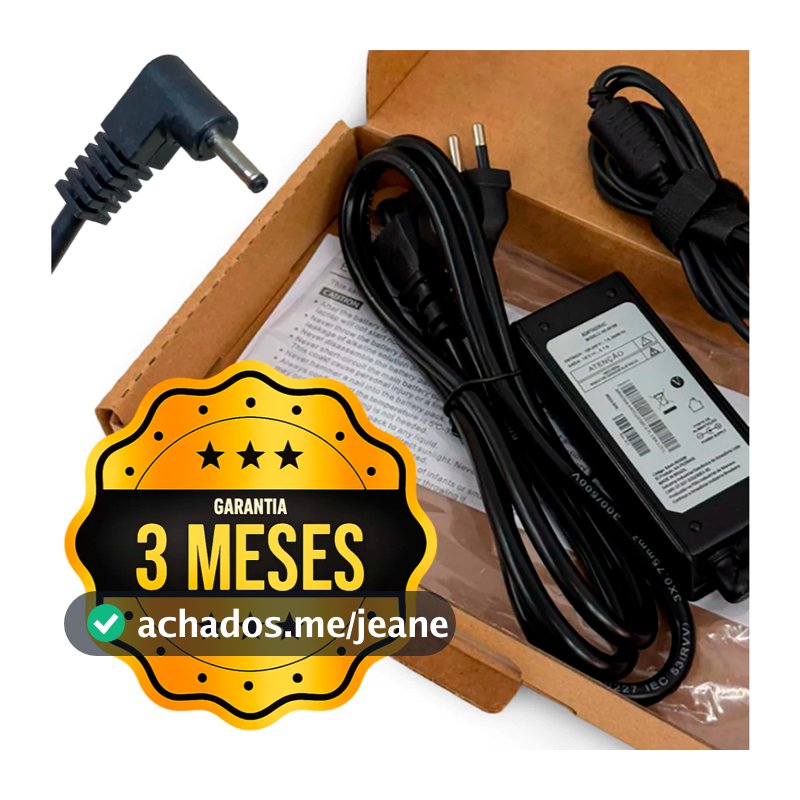 Fonte Carregador Compativel Para Notebook Samsung NP550 XAA NP350 XDA 19v 3.42a
