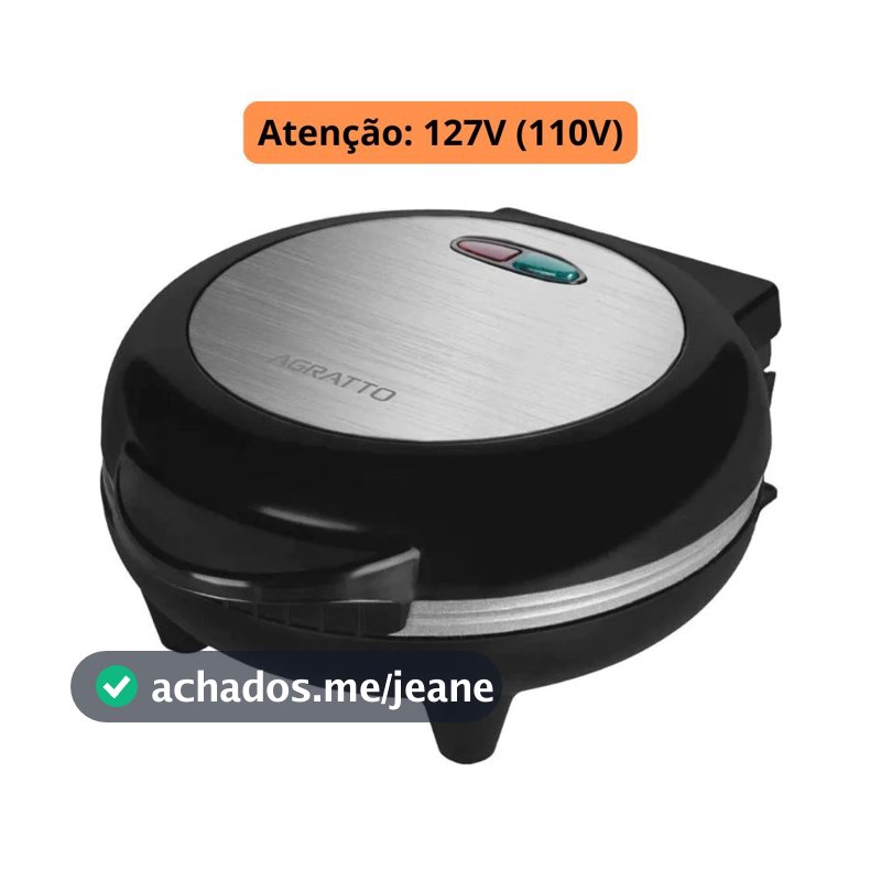 Omeleteira Antiaderente Elétrica Dupla 800w Mr. Cheff Agratto 127V