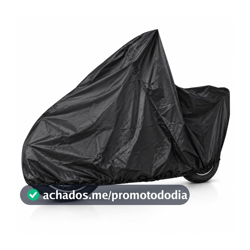 Capa Para Moto Impermeável Proteção UV Sol Chuva Protetora Com Elástico Tamanhos P M G