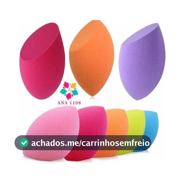 ANA1108 KIT Esponja Para Maquiagem/Esponja de Rosto Facial Maquiagem Base e Corretivo