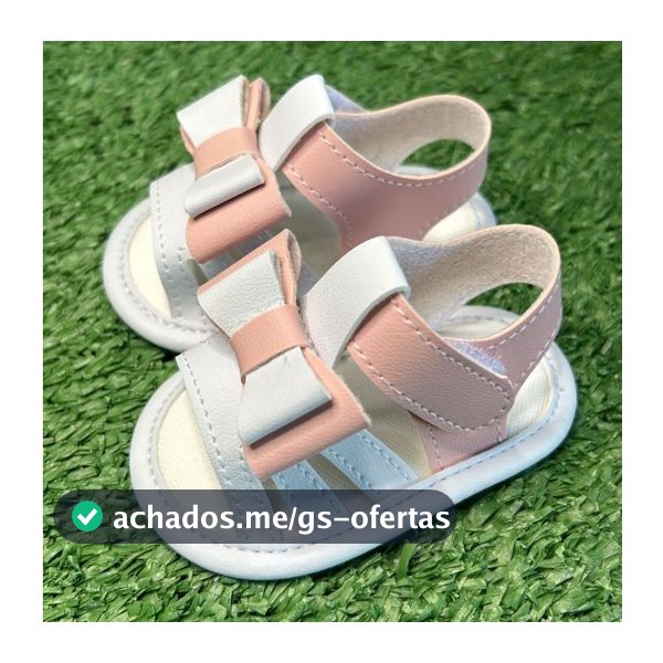 Sandália para Bebê Laço Delicado - Sandalinha Recém Nascido Menina Confortável