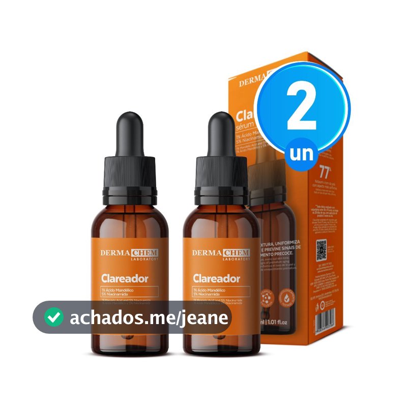 Kit 2 Sérum Clear Clareador 30ml Dermachem
