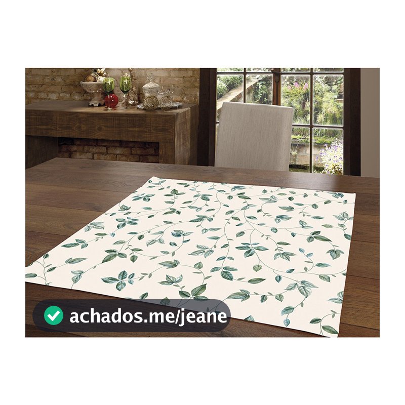 Toalha De Chá Centro Mesa Dohler Clean Limpa Fácil 78x78
