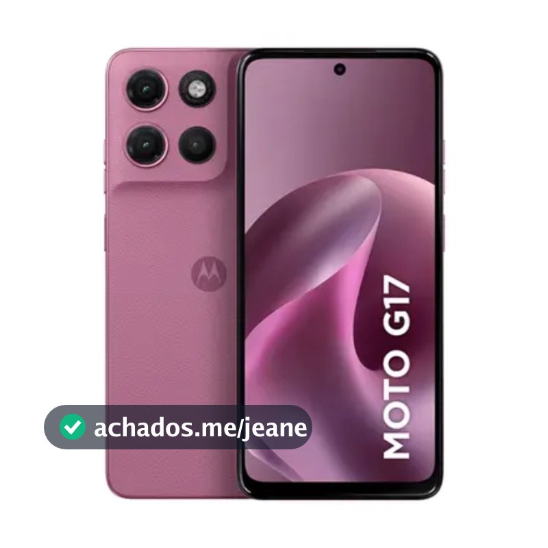 Smartphone Moto G17 4G 128GB 4GB Câmera Dupla Motorola