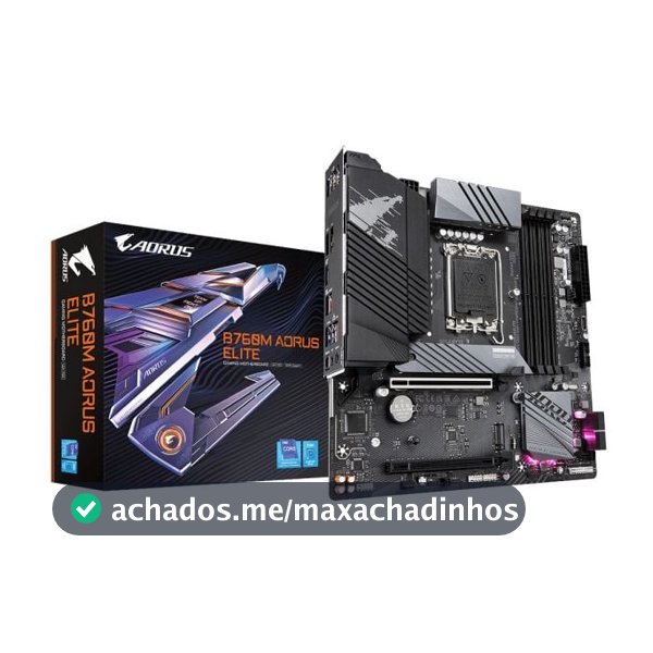 Placa Mãe Gigabyte B760m Aorus Elite Ddr5 Hdmi Intel