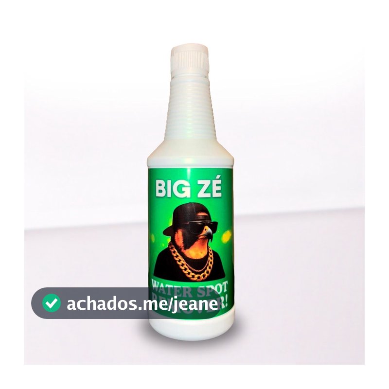 Big Zé ° Water Spot - Removedor Profissional de Calcificações para Vidros de Box