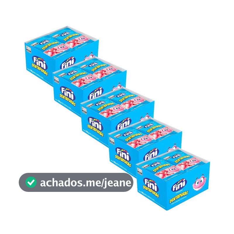 Kit Mini Dentaduras 60 pacotes de 15g cada - FINI