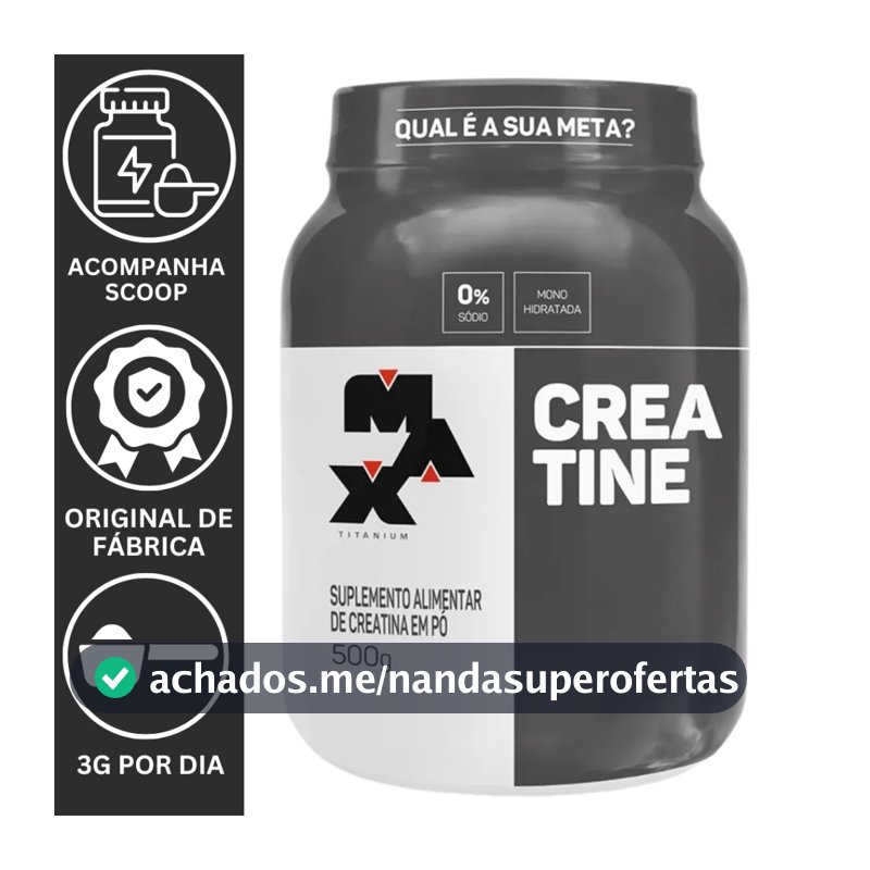 CREATINA MONOHIDRATADA POTE 500G