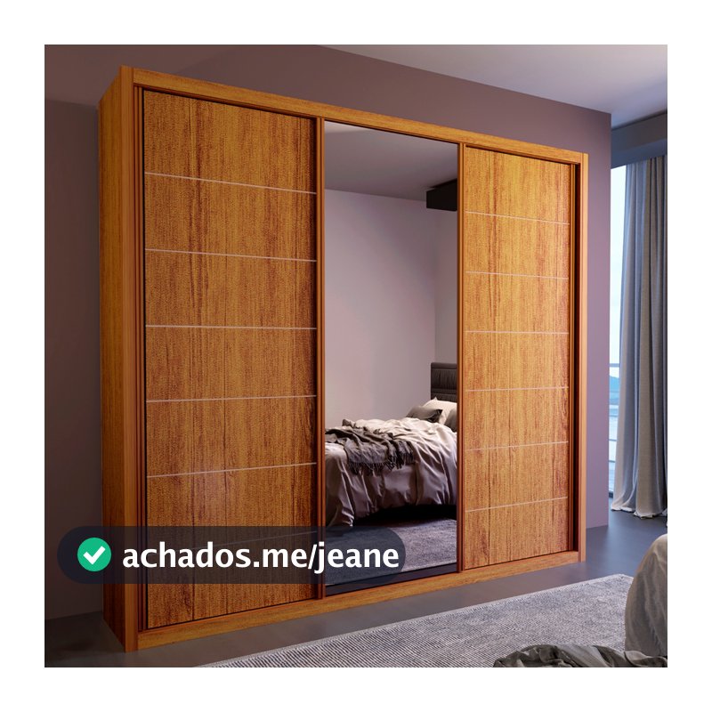 Guarda Roupa Casal Fusion C/ Esp. 100% MDF Bom Pastor