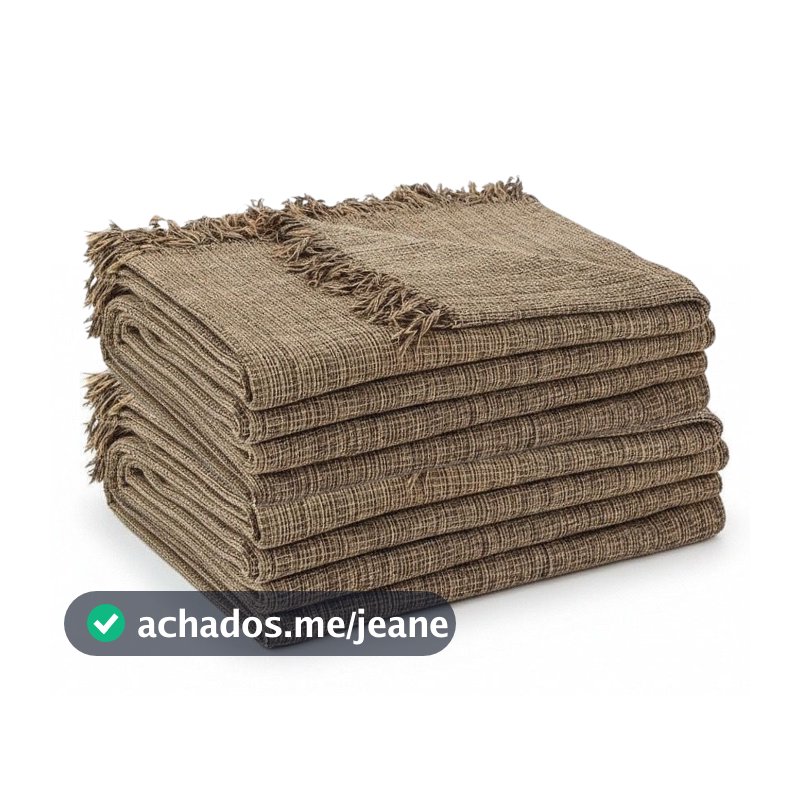 Kit 2 Mantas Para Sofá Luxuosa Várias Cores Tamanho 210x120 Decorativas 100% Algodão Casa Elegante Sofisticação Conforto