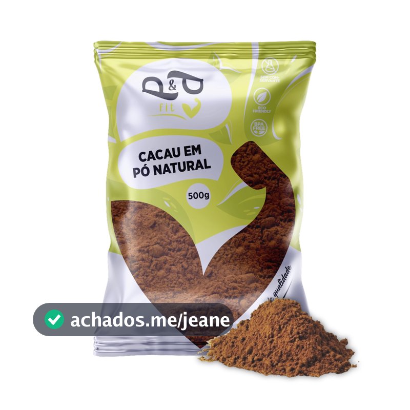 Cacau em Pó Natural 500g - P&P