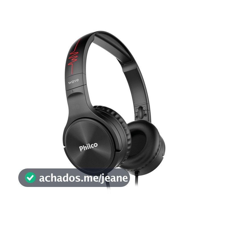 Fone de Ouvido Philco PFO02P Wave Flat