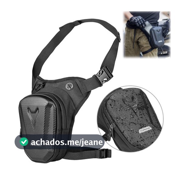 Bolsa De Perna Para Motocicleta Viagem À Prova D'água Multifuncional