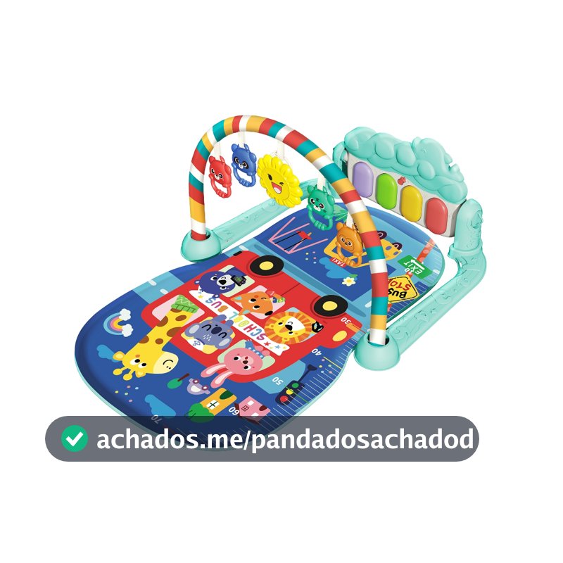 Crianças brincam esteira bebê música Pedal rastejando esteira com som